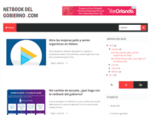 Tablet Screenshot of netbookdelgobierno.com